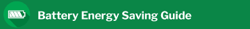 Battery Energy Saving