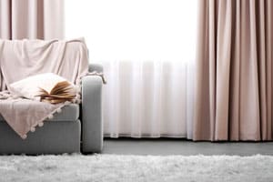 Curtains help insulate your home