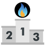 Compare business gas usage rates podium