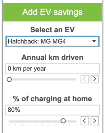 Add your home EV charging