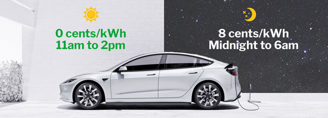 OVO Energy The EV Plan Super Off-Peak charging Day and Night